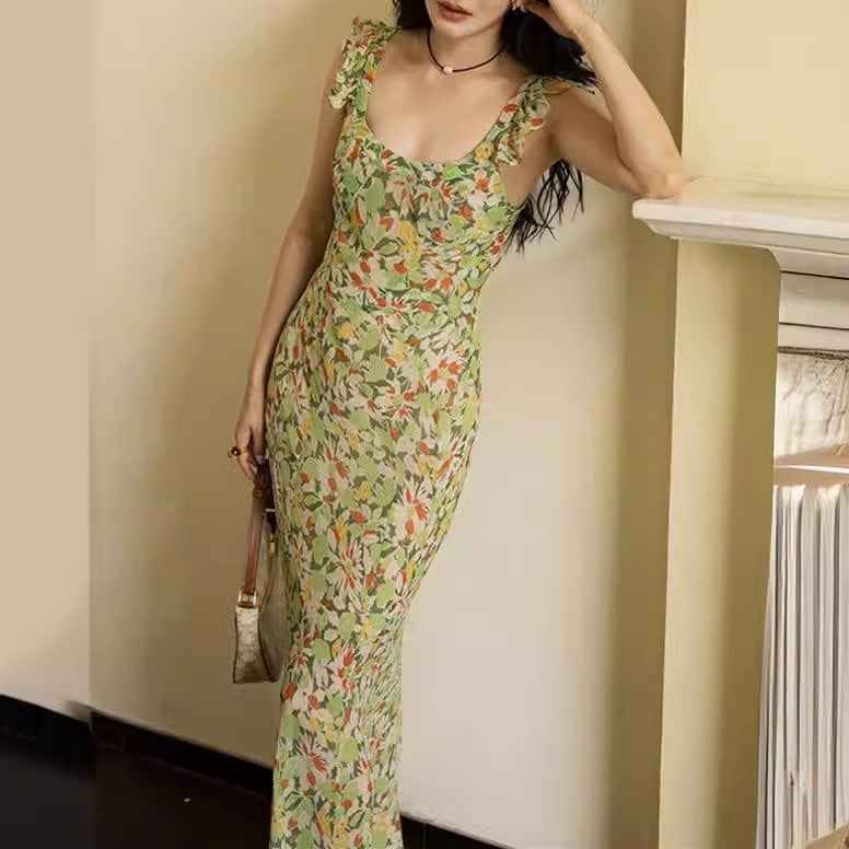 【dress】プリントワンピース　M24456