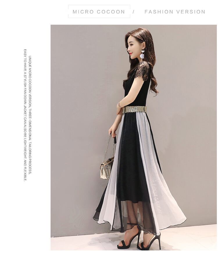 【dress】ファッション気質満点エレガントプリント体型カバー着痩せワンピース G0533