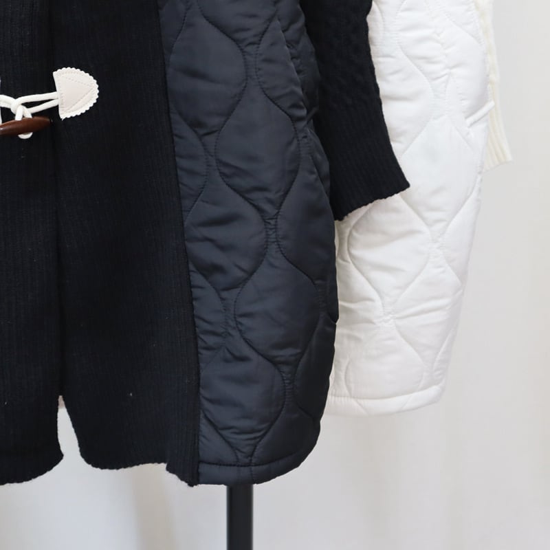 【outer】切り替えロング丈ニットカーデ　M27166