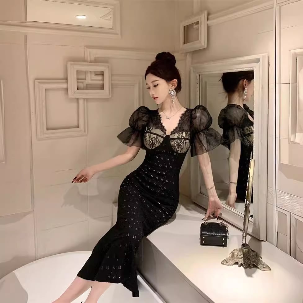 【dress】マーメイドワンピース　M24588