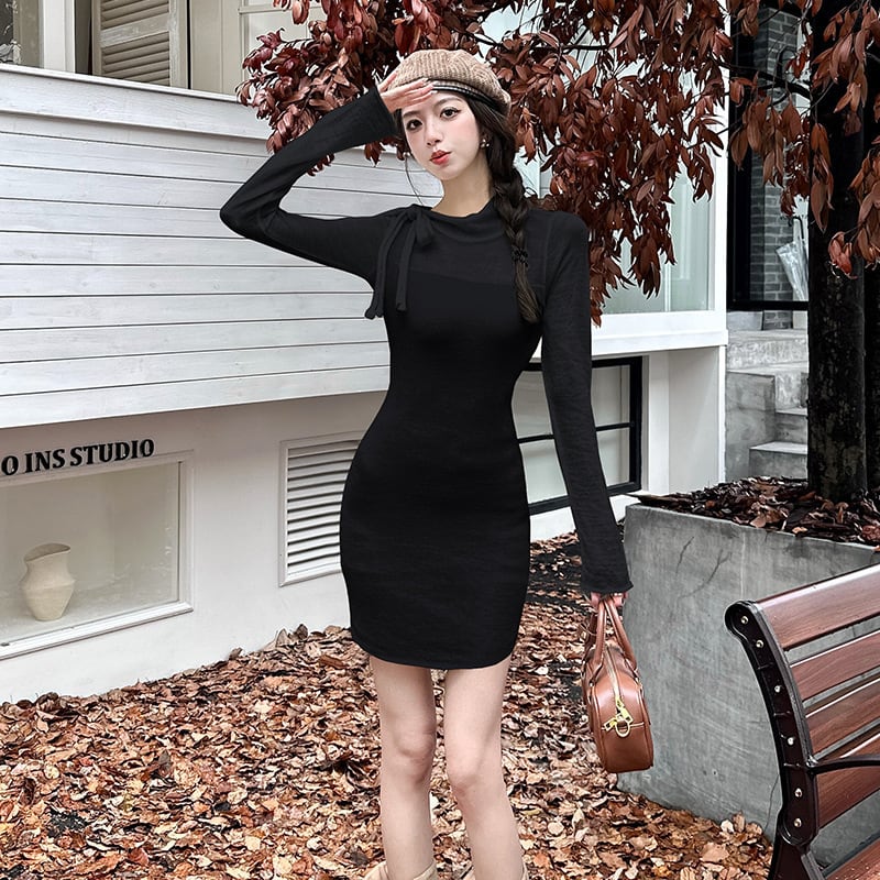 【dress】ニットワンピース　M26022