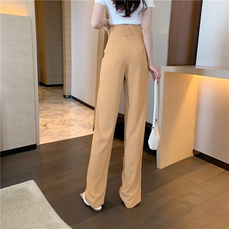 【bottoms】合わせやすいルーズハイウエストガウチョパンツ3色