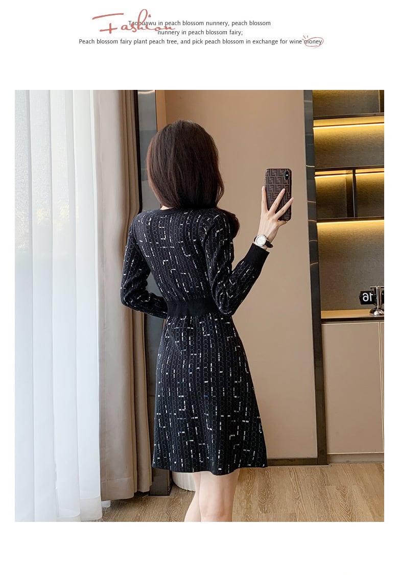 【dress】ニットワンピース　M25461