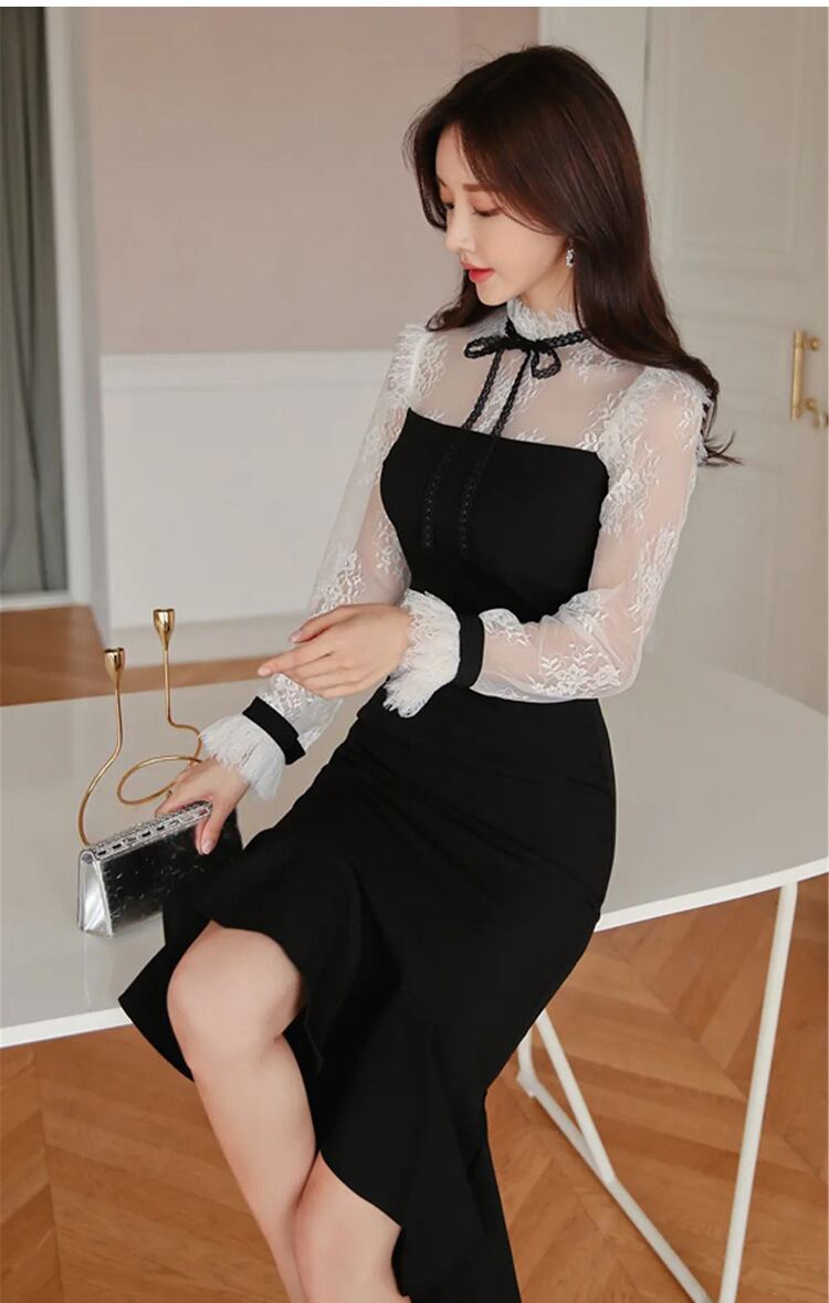 【dress】マーメイドワンピース　M18876