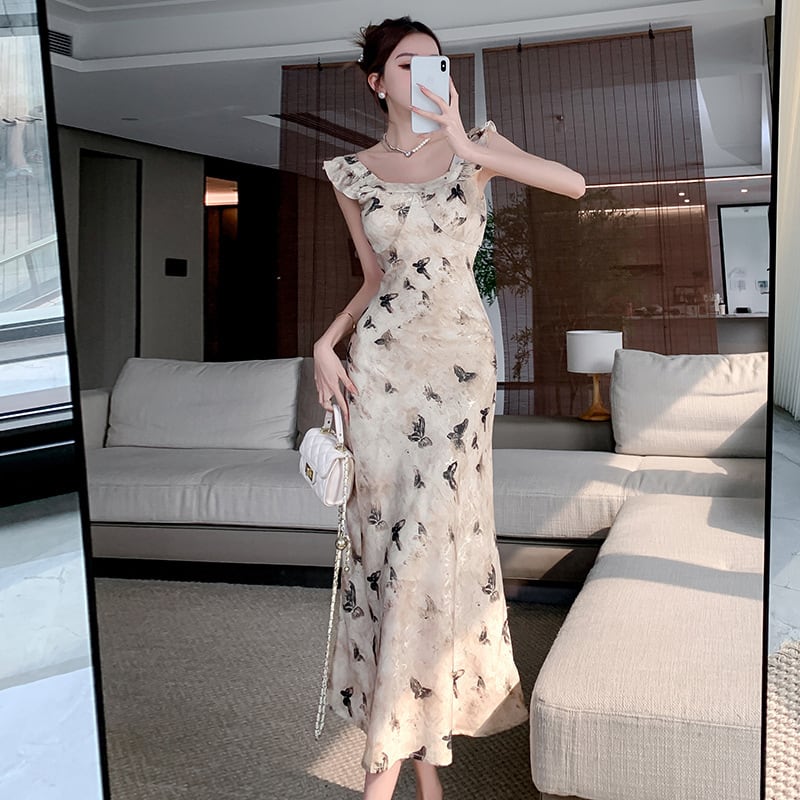 【dress】プリントキャミワンピース　M23963
