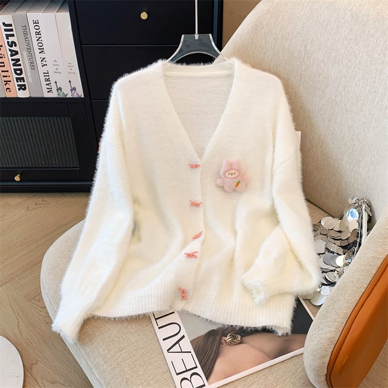 【outer】ニットカーデ　M29183