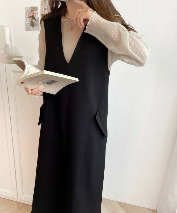【dress】ベストワンピース　M26263