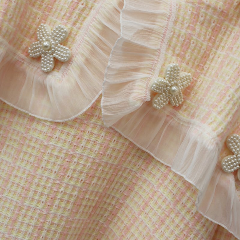 【tops】ドールカラーニットセーター　M25439
