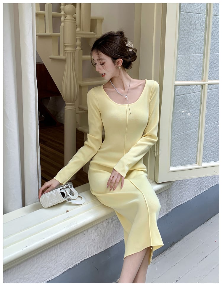 【dress】ニットワンピース　M25606