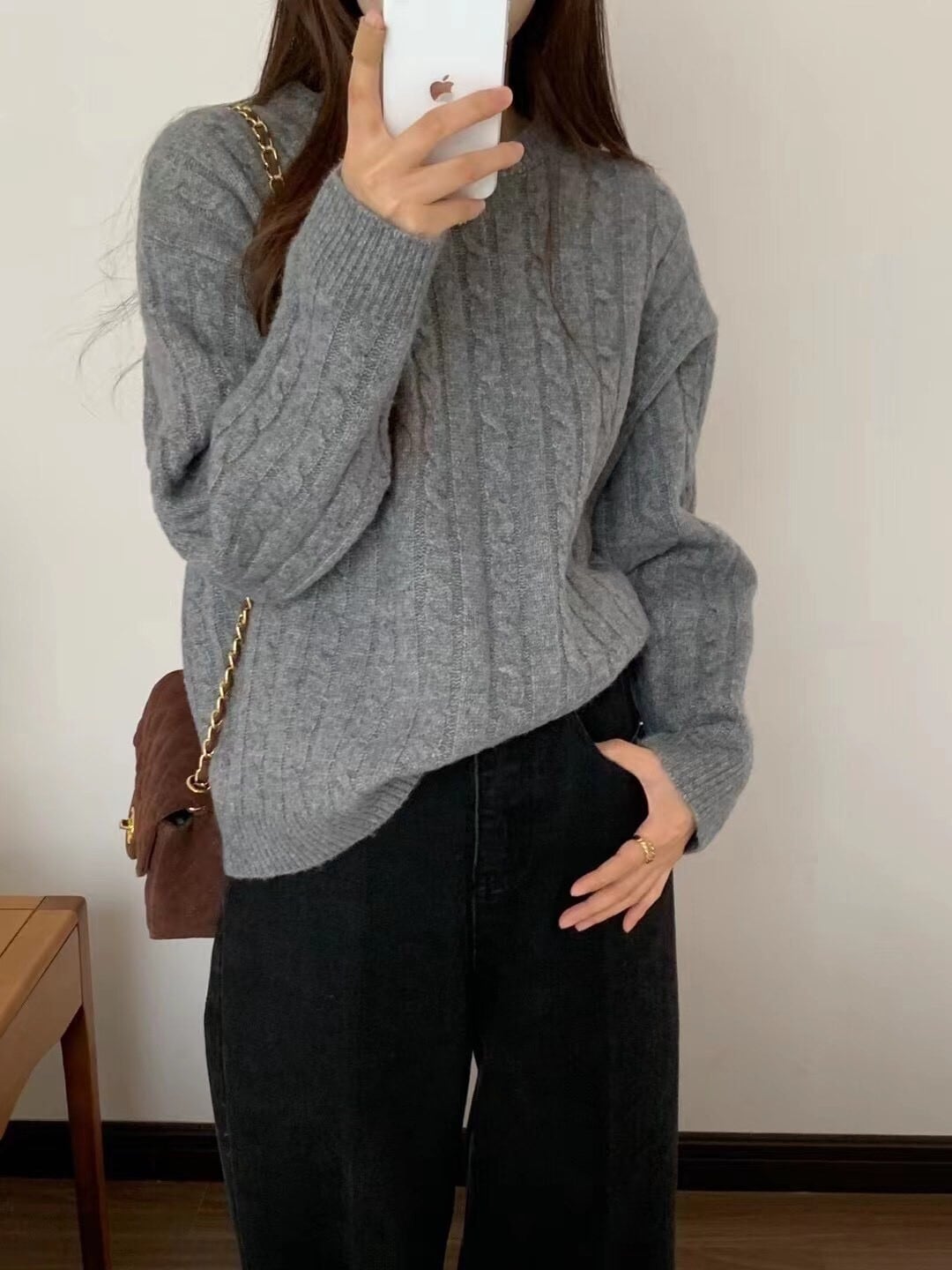 【tops】ニットセーター　M25622