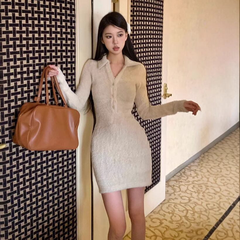 【dress】ニットワンピース　M27992