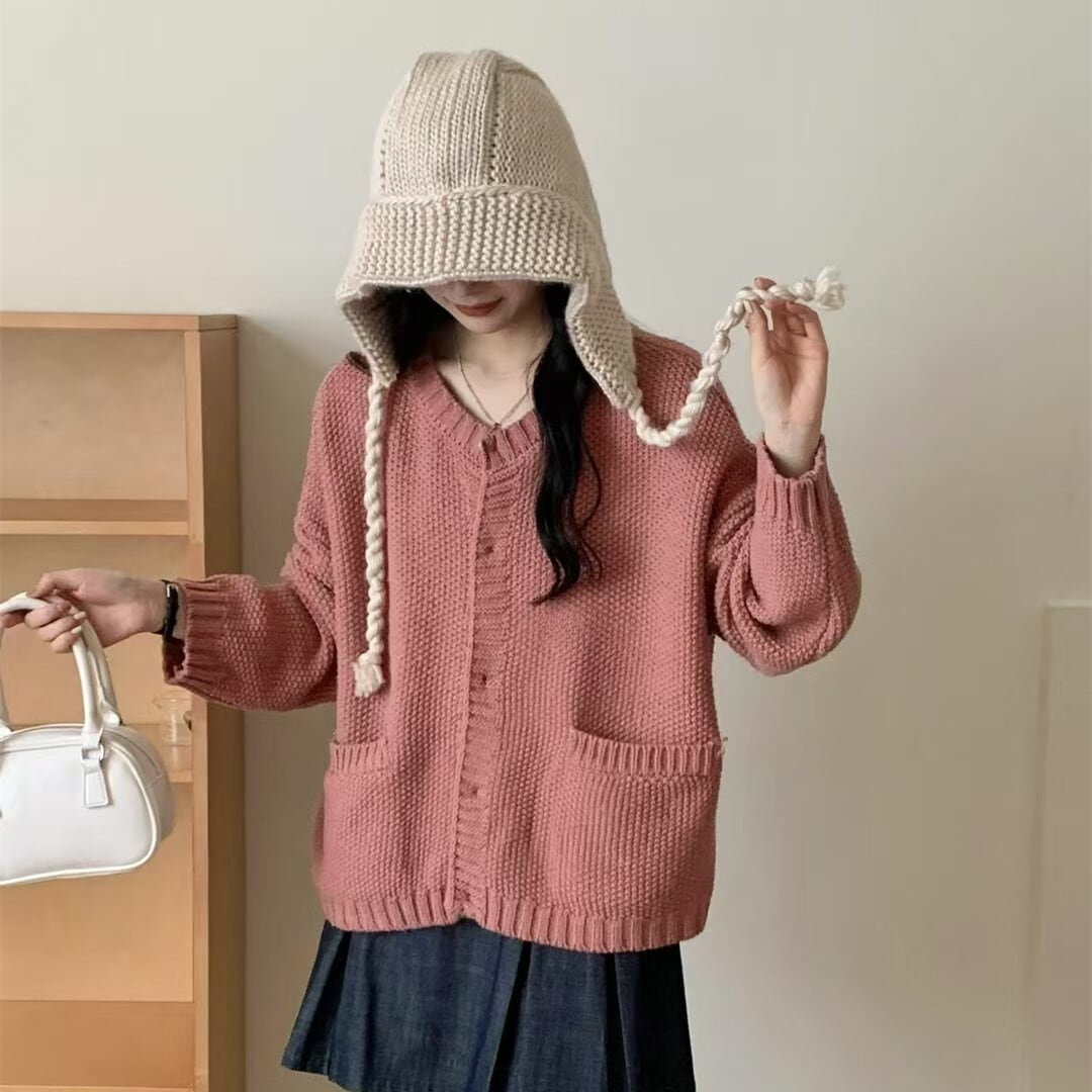 【outer】ニットカーデ　M28882