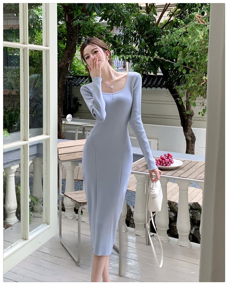 【dress】ニットワンピース　M25607