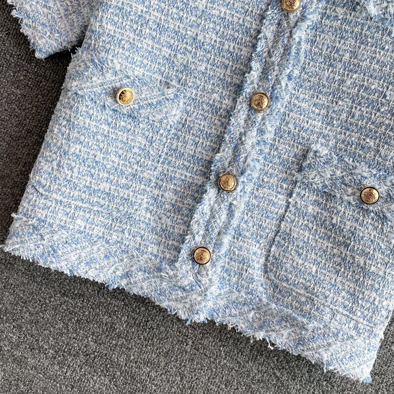 【set】高級感溢れる?3色ラウンドネックトップス+タイトスカートOL通勤セットアップF5647