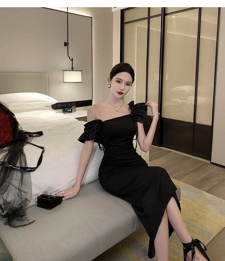 【dress】オフショルダーワンピース G20127