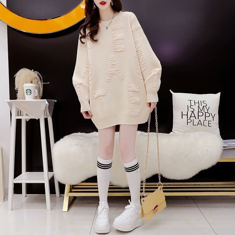 【tops】クルーネックニットセーター　M29145