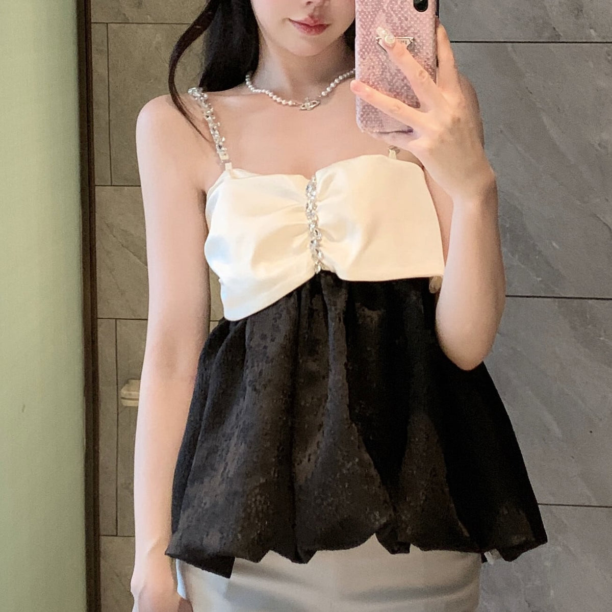 【tops】ドッキングキャミソール　M24638