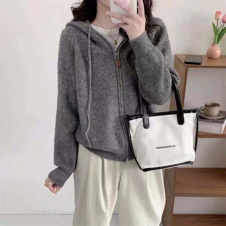【outer】Wジップニットカーデ　M25980