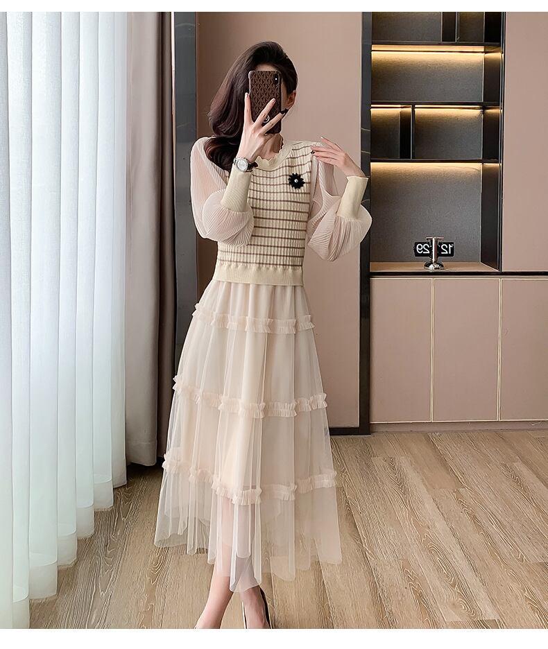 【dress】ドッキングデートワンピース　M17952