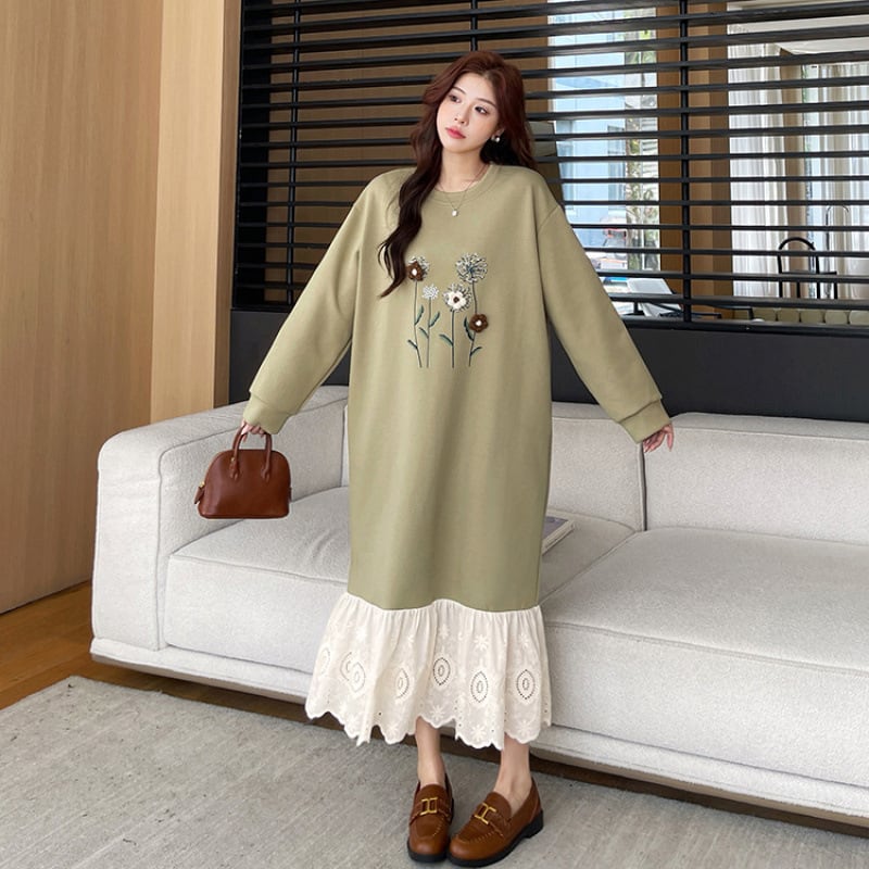 【dress】ドッキングカジュアルワンピース　M28935