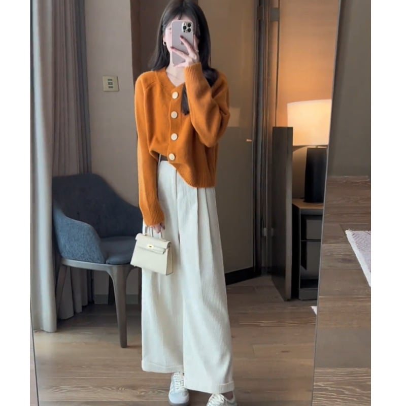 【outer】ニットカーデ　M25678