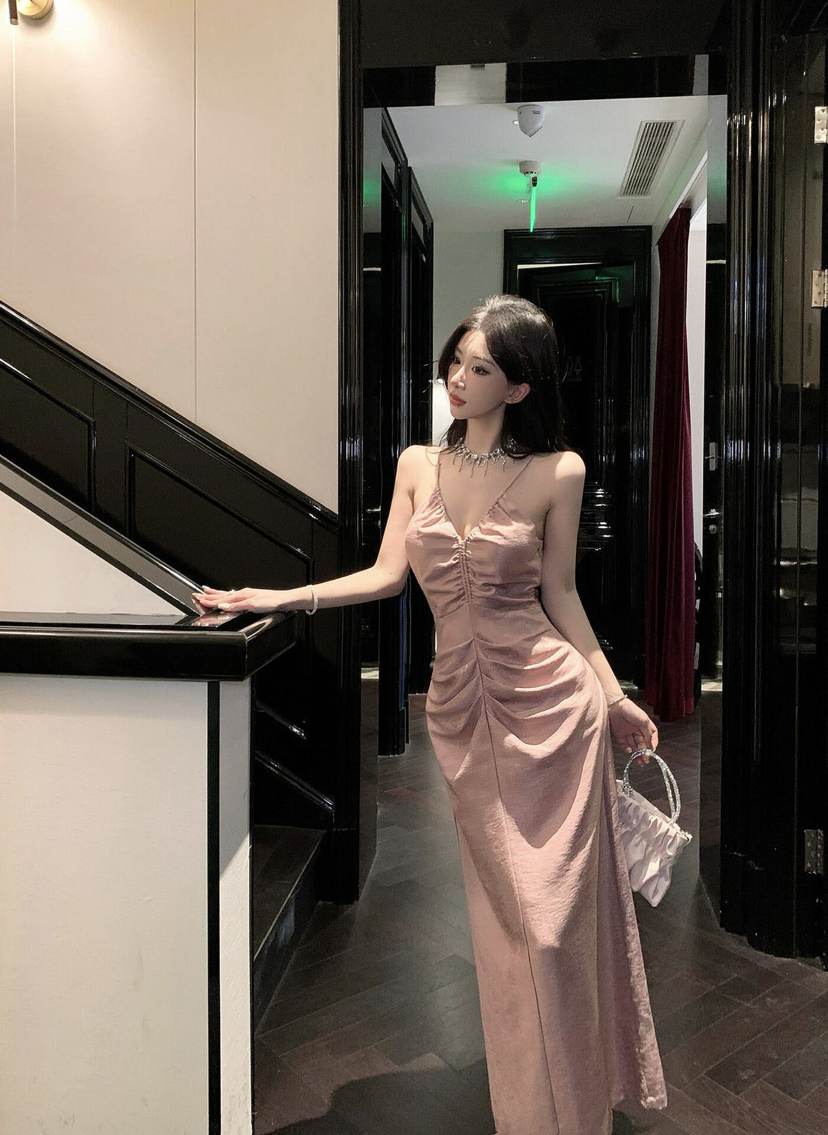 【dress】ホルターネックワンピース　M30004