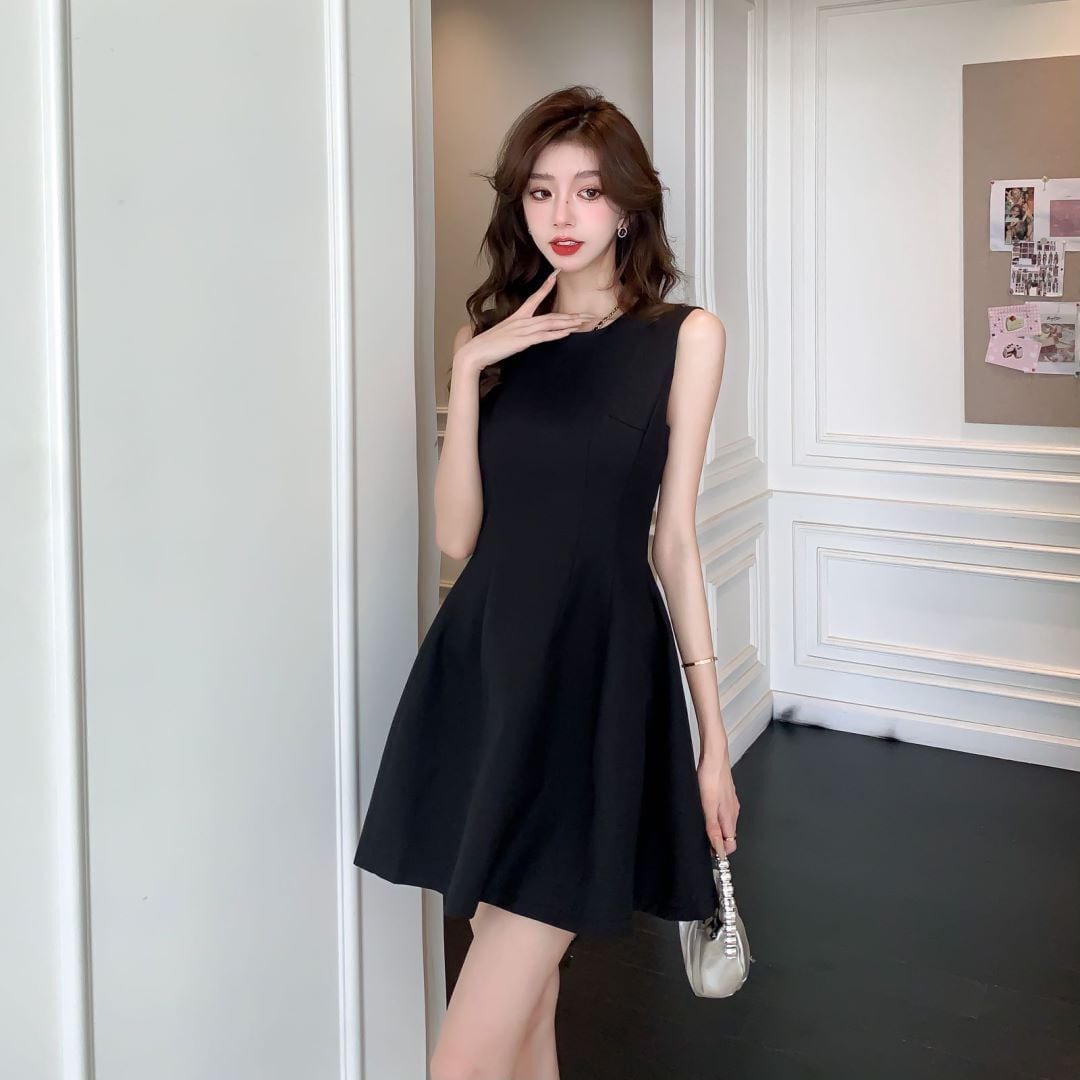 【dress】ノースリーブOL通勤ワンピース G21380
