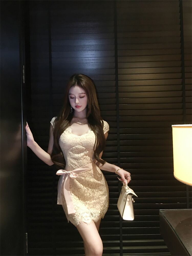 【dress】レースデートワンピース　M29628