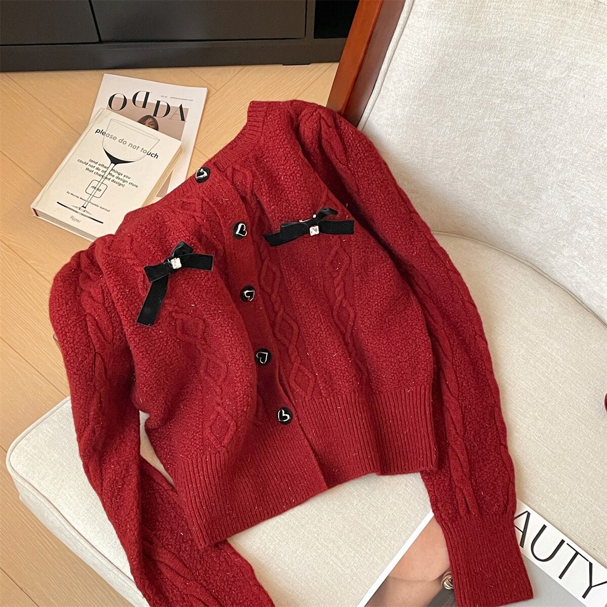 【outer】ニットカーデ　M29184