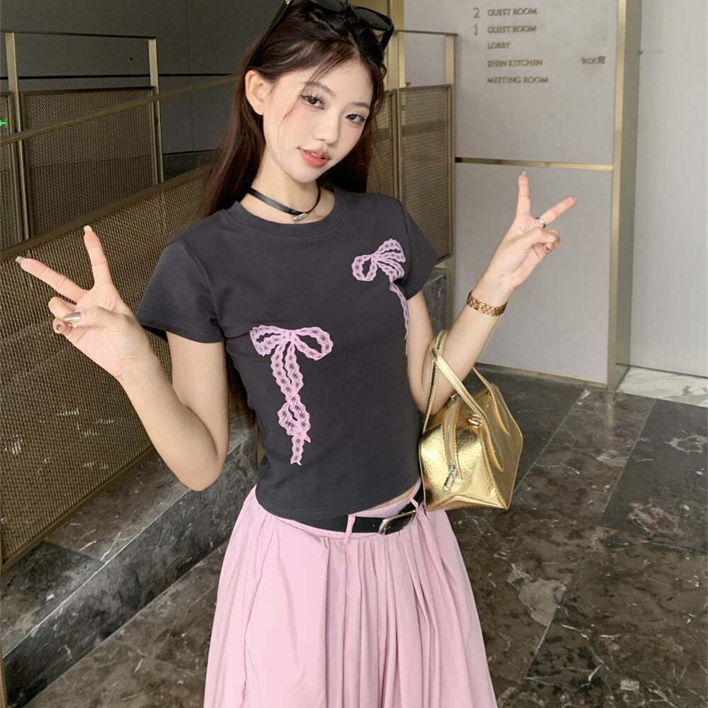 【set】Tシャツ×スカートセット　M24864