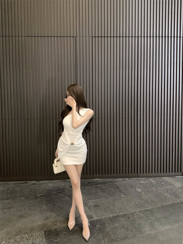 【dress】ワンショルダーワンピース　M29514
