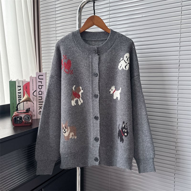 【outer】ニットカーデ　M25843