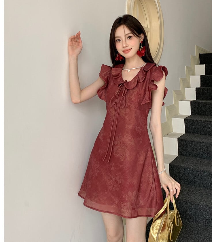 【dress】フリルワンピース　M24718