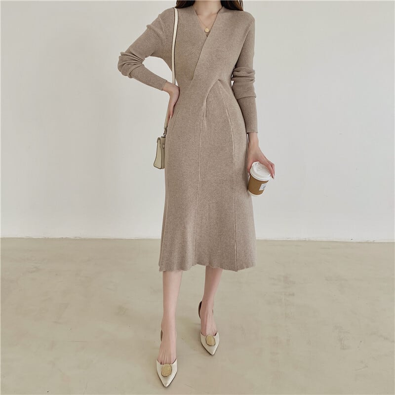 【dress】ニットワンピース　M25539