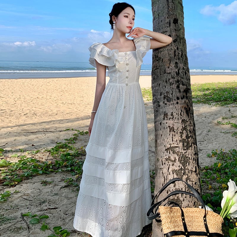 【dress】フリルワンピース　M24984