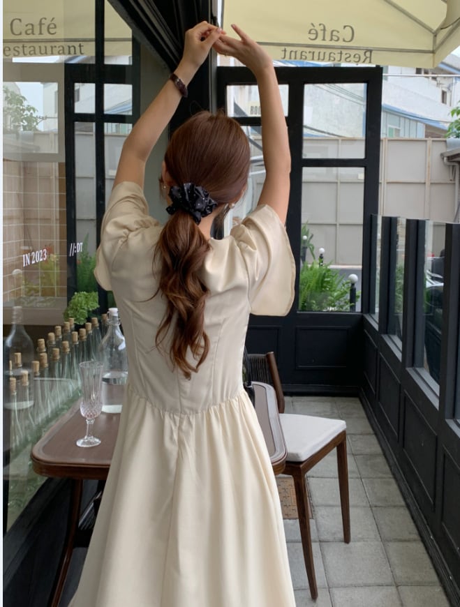 【dress】無地ワンピース　M24048