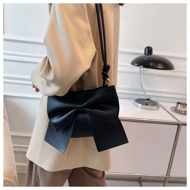 【小物】リボン秋冬新作オシャレファッションメッセンジャーバッグ G3485