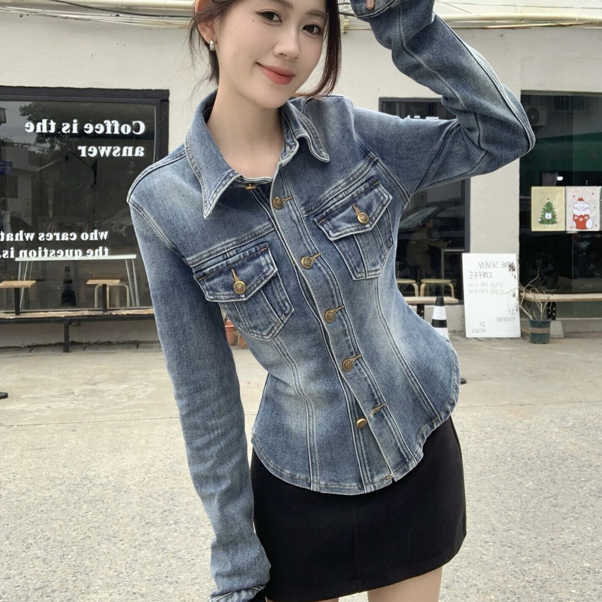 【tops】デニムシャツ　M29863