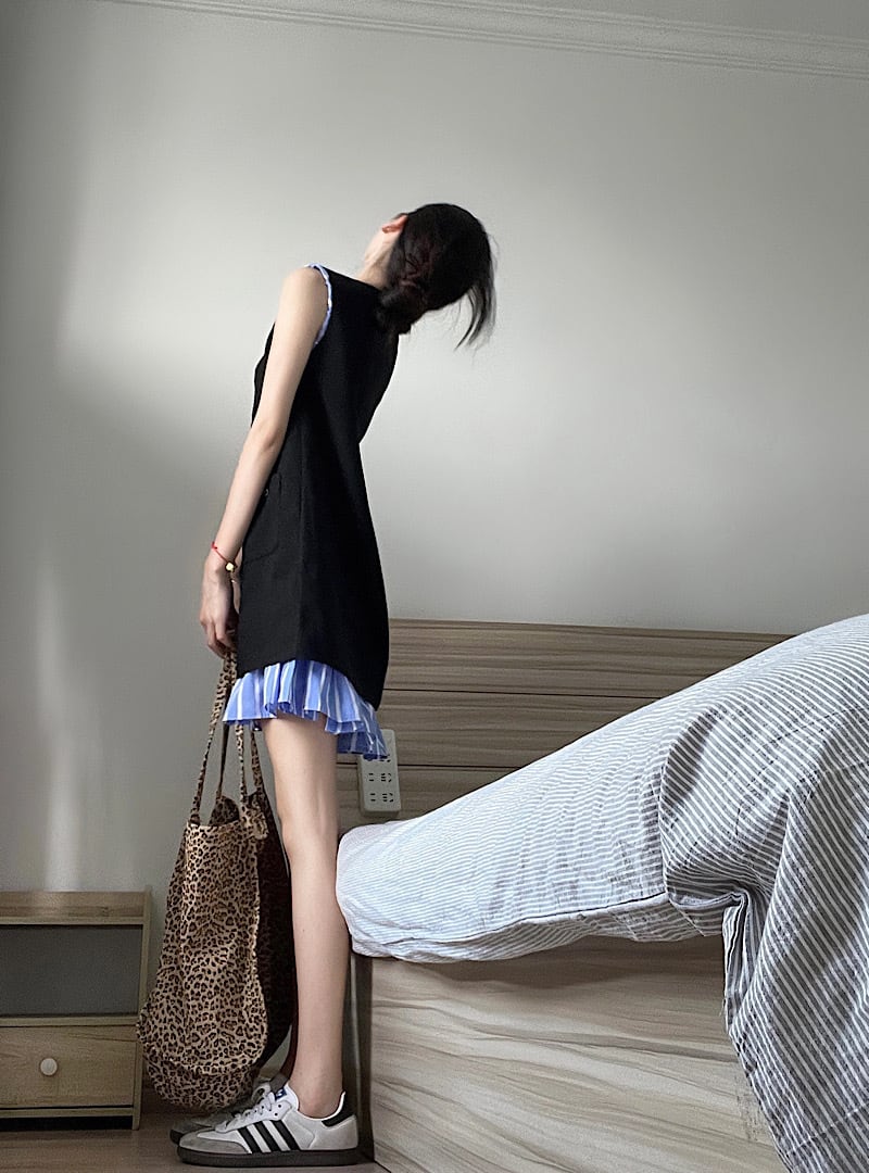 【dress】切り替えワンピース　M24059