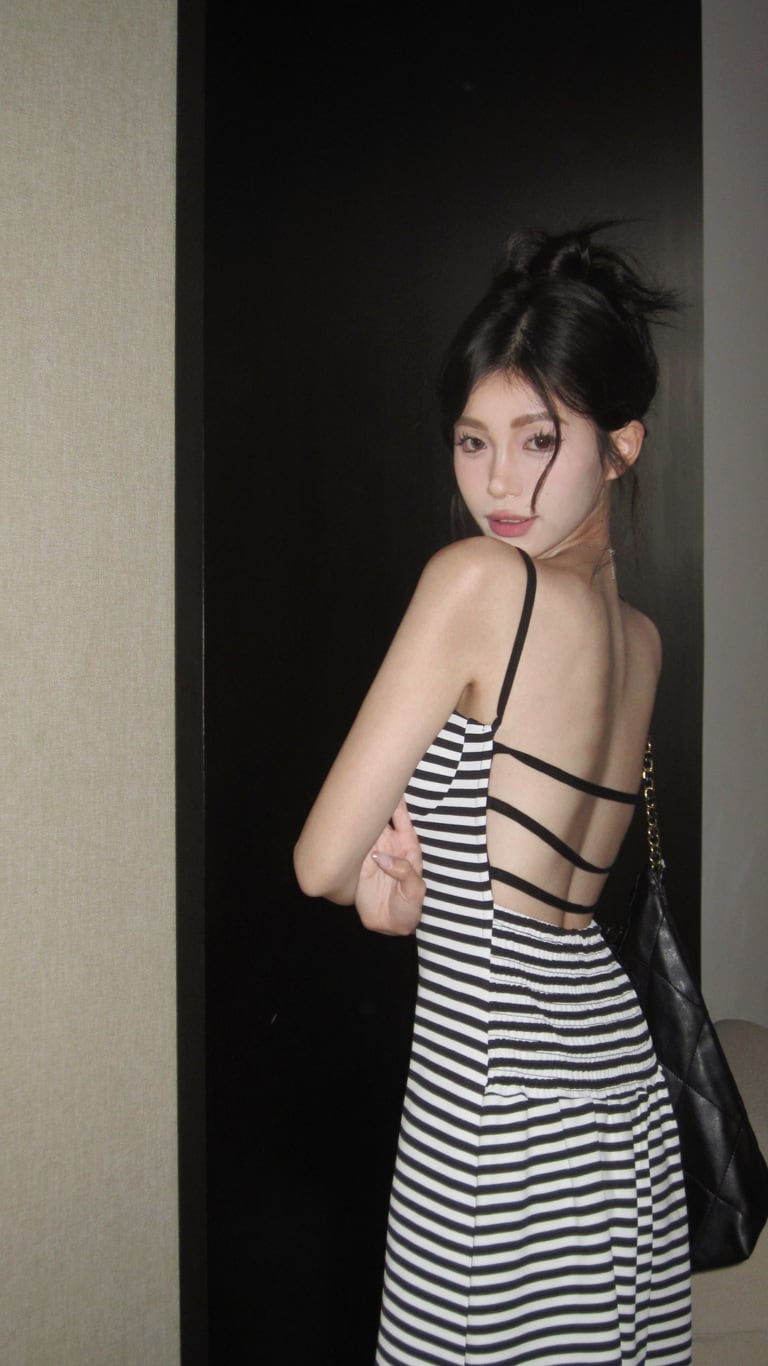 【dress】バックレスキャミワンピース　M24122