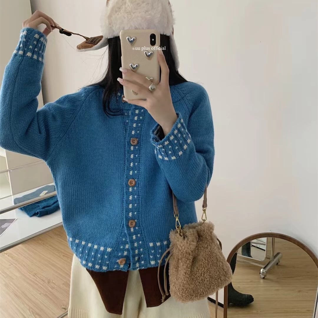 【outer】ニットカーデ　M27193