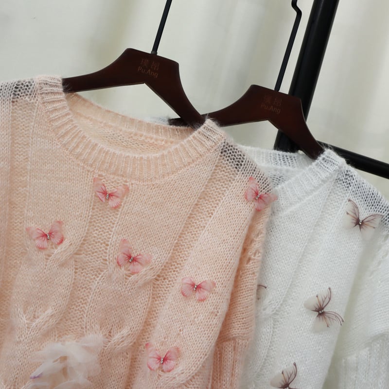 【tops】ニットセーター　M26090