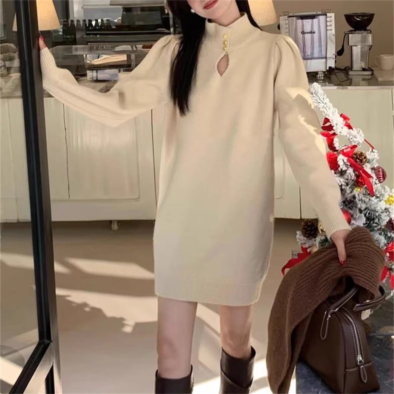 【dress】ニットワンピース　M25887