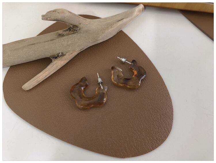 【小物】激売れ中 chicレディーススウィートサークル花形ピアスアクセサリー