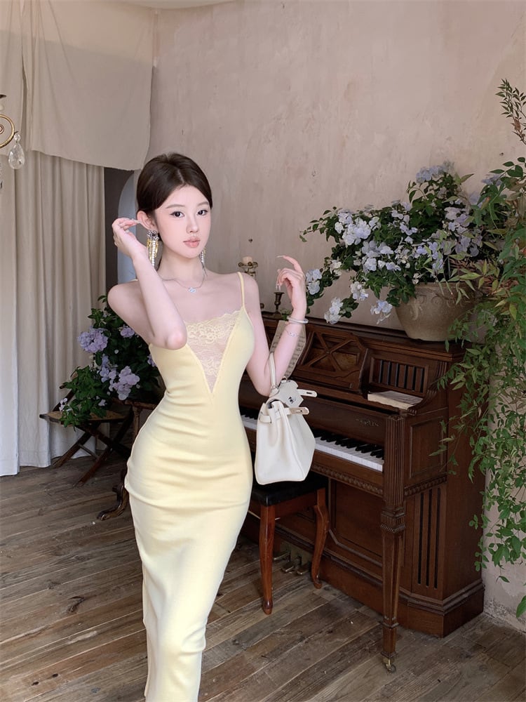 【dress】レースキャミワンピース　M24972
