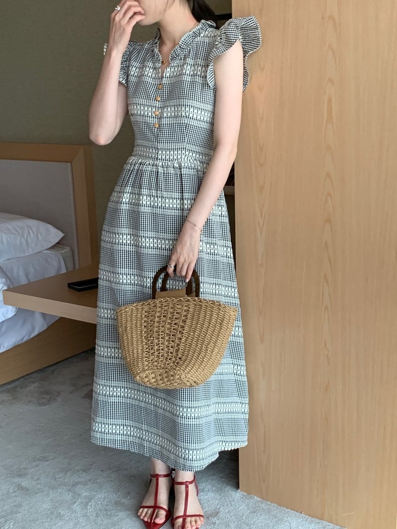 【dress】フリルワンピース　M24461