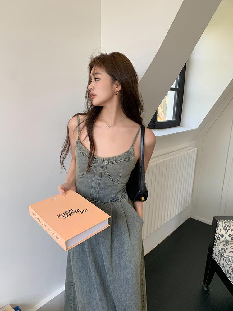【dress】デニムキャミワンピース　M24871