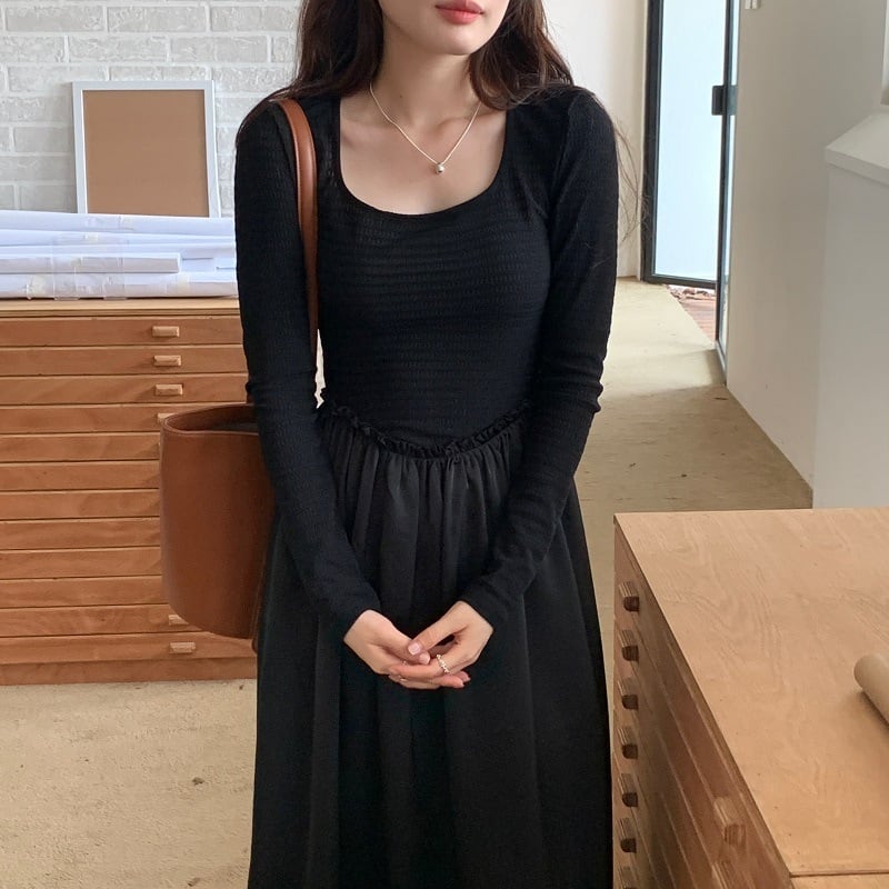 【dress】切り替えワンピース　M25711