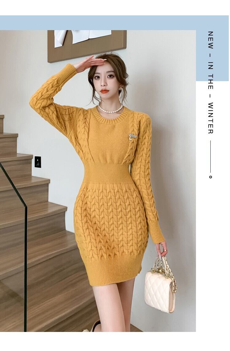 【dress】ニットワンピース　M18797
