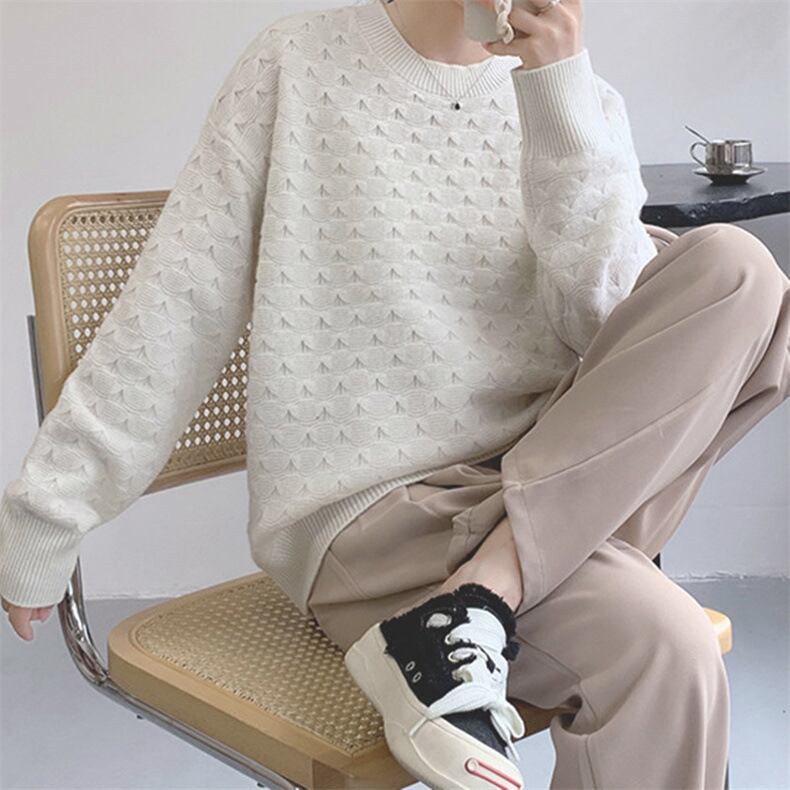 【tops】ニットセーター　M19015